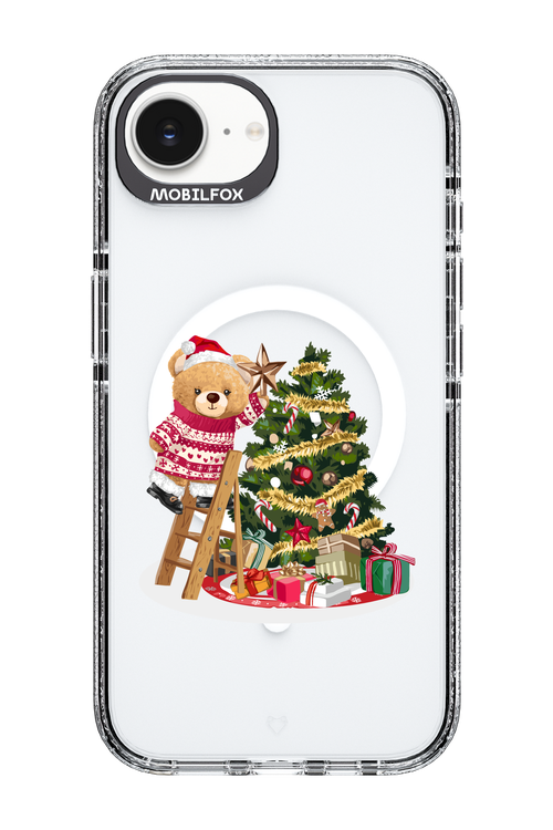 Christmas Bear (Transparent) - Apple iPhone 16e