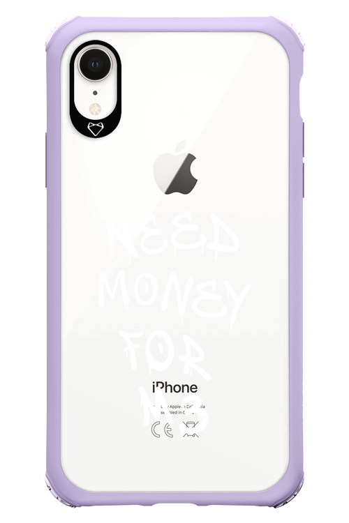 Need M3 Transparent White - Apple iPhone XR