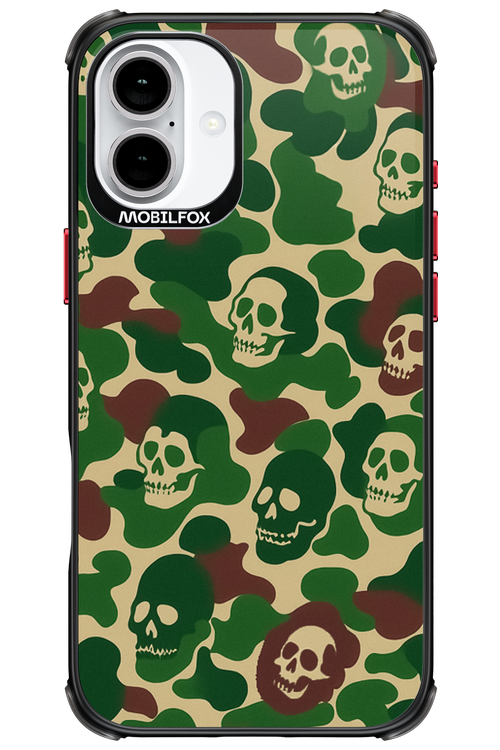 Camo Skull - Apple iPhone 16 Plus