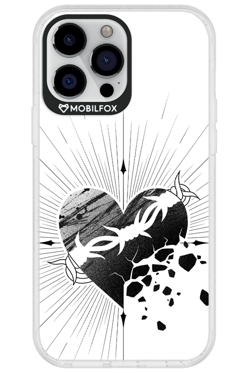 Fekete Szív - Apple iPhone 13 Pro Max