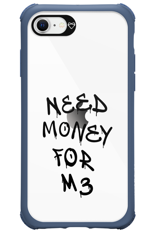 Need M3 Transparent Black - Apple iPhone SE 2022