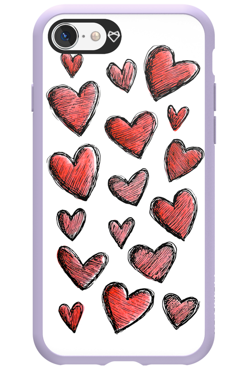 Red Love - Apple iPhone 8