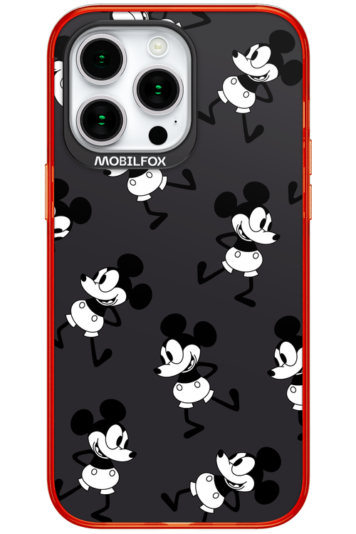 Iconic Mouse (antracite pattern) - Apple iPhone 15 Pro Max