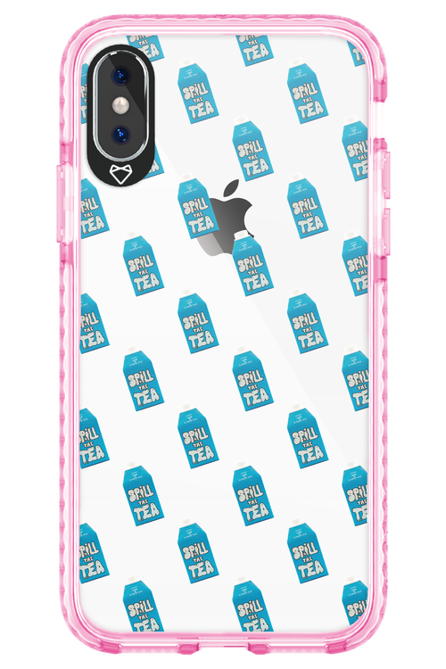 Blue Tea Party Chaos - Apple iPhone X