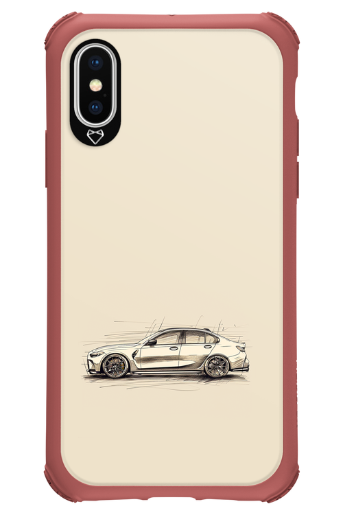 Sketch Car - Apple iPhone XS