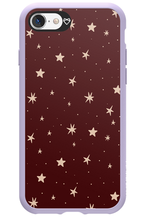 Burgundy Stars - Apple iPhone SE 2020
