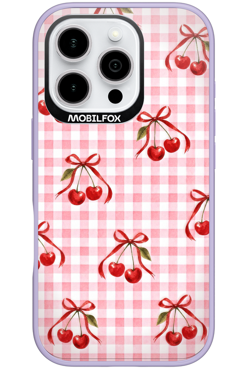 Pink Cherry Checked 2.0 - Apple iPhone 16 Pro