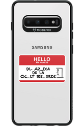 Hello My Name Is (nude) - Samsung Galaxy S10+