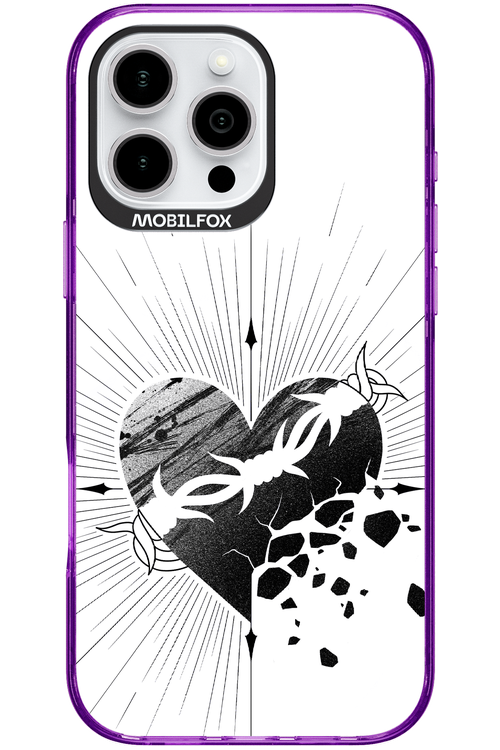 Fekete Szív - Apple iPhone 16 Pro Max