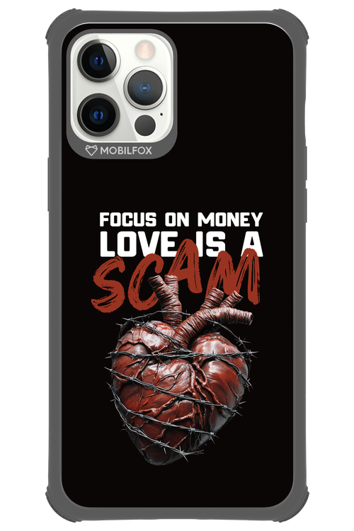 Focus on money, love is a scam - Apple iPhone 12 Pro Max