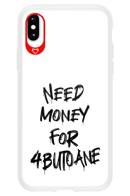 Need Money For Butoane Black - Apple iPhone X