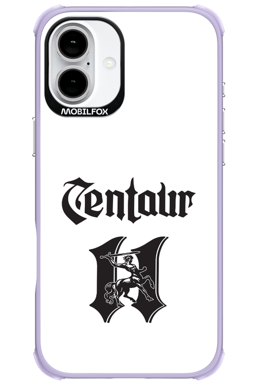 Centaur Logo White 2.0 - Apple iPhone 16 Plus