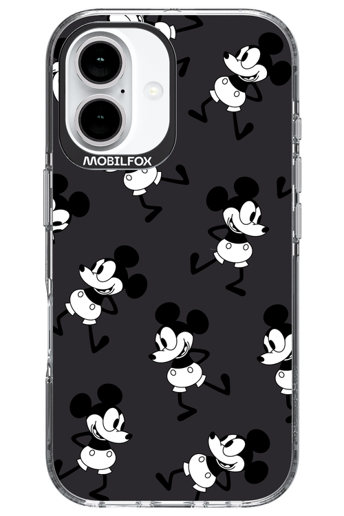 Iconic Mouse (antracite pattern) - Apple iPhone 16