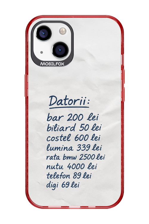 The List - Apple iPhone 13