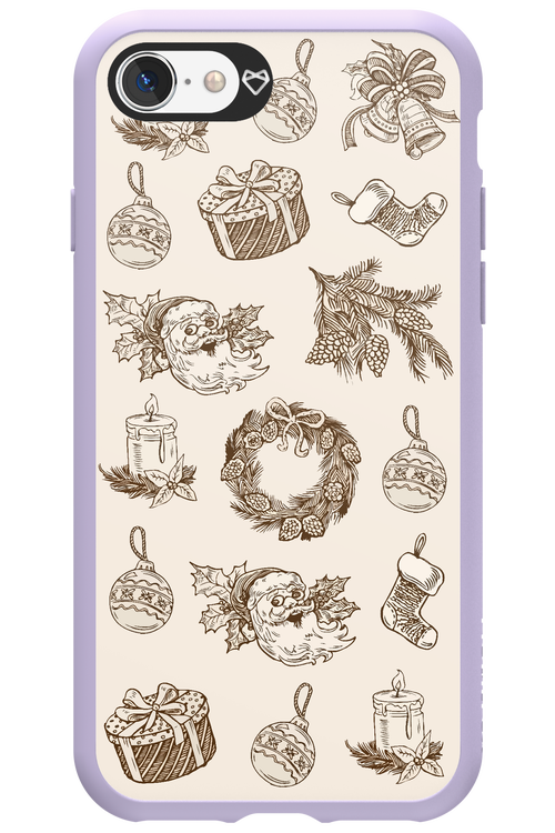 Christmas Paper - Apple iPhone SE 2020