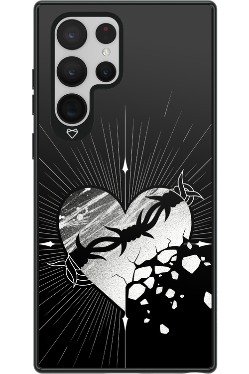 Fehér Szív - Samsung Galaxy S22 Ultra