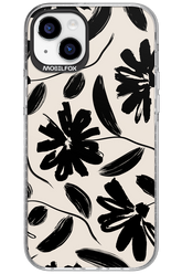 Monochrome Flowerss - Apple iPhone 15 Plus