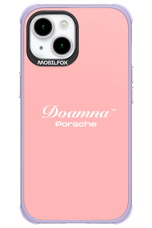 Doamna Porsche (pink) - Apple iPhone 15