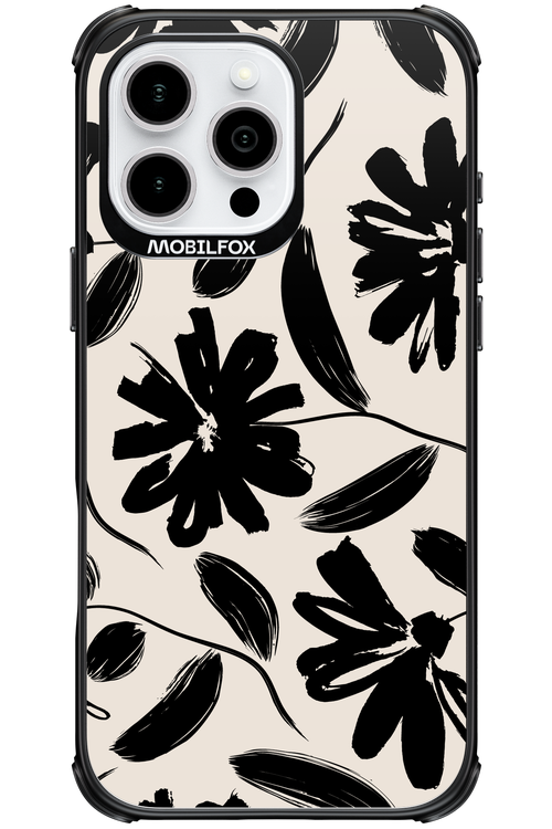 Monochrome Flowerss - Apple iPhone 16 Pro Max