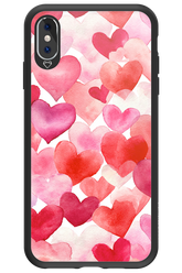 Water Painted Heart 2.0 - Apple iPhone XS Max