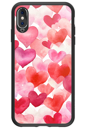 Water Painted Heart 2.0 - Apple iPhone XS Max