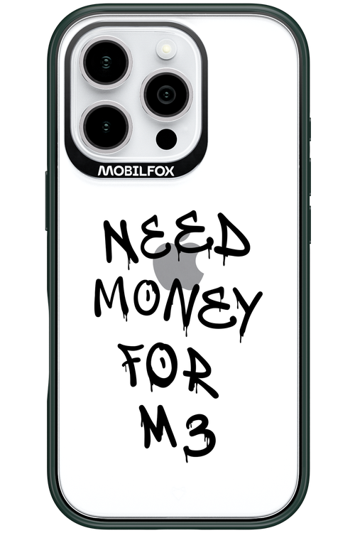 Need M3 Transparent Black - Apple iPhone 16 Pro