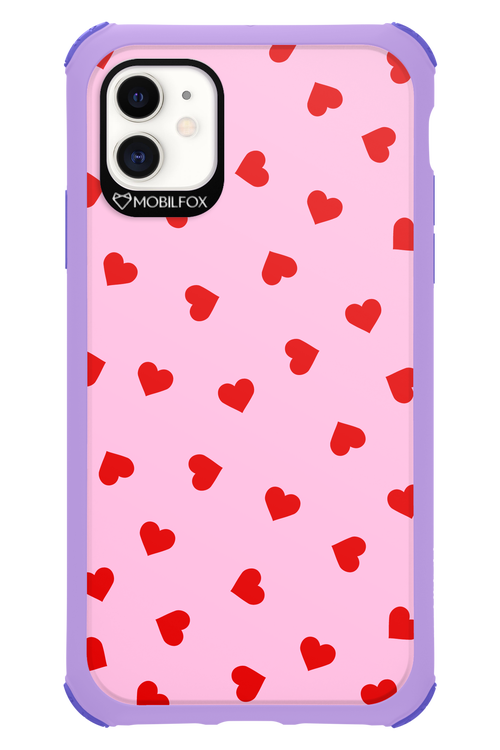 Sprinkle Heart Pink - Apple iPhone 11