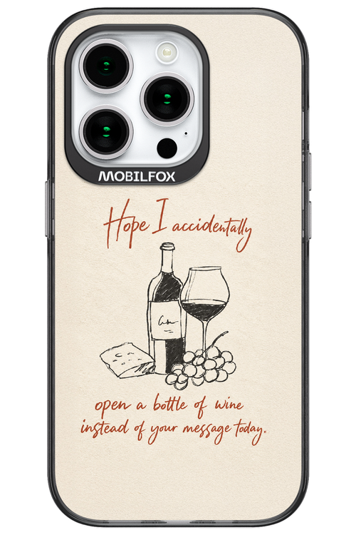 Bottle of wine 2.0 - Apple iPhone 15 Pro