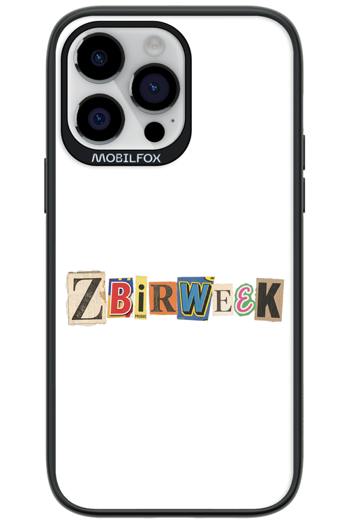 Zbirweek (white) 2.0 - Apple iPhone 14 Pro Max