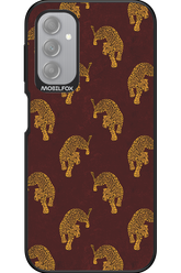 Burgundy Leopard Pattern - Samsung Galaxy A14