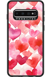 Water Painted Heart - Samsung Galaxy S10