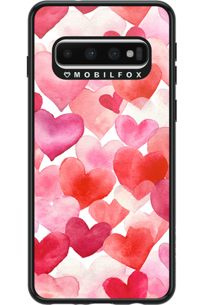 Water Painted Heart - Samsung Galaxy S10