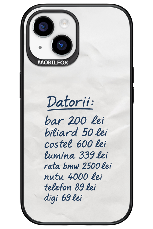 The List - Apple iPhone 15