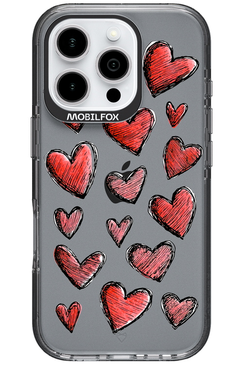 Red Love Transparent 2.0 - Apple iPhone 16 Pro