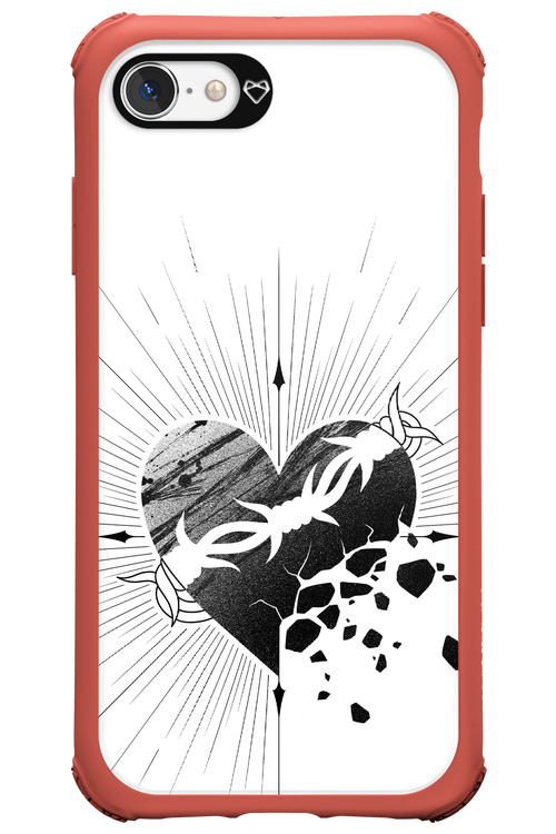 Fekete Szív - Apple iPhone 7