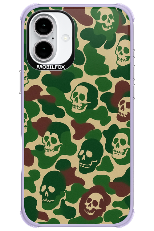 Camo Skull - Apple iPhone 16 Plus