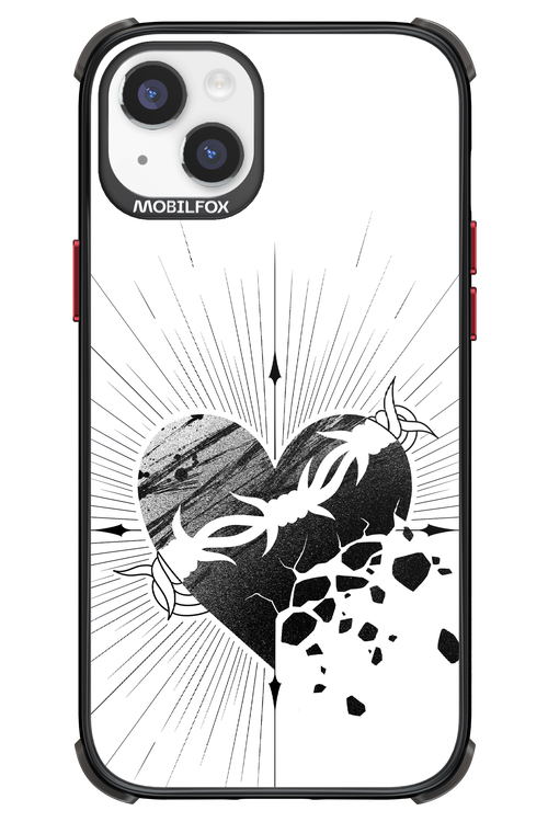 Fekete Szív - Apple iPhone 14 Plus