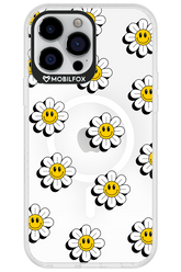 Smiley Flowers Transparent - Apple iPhone 13 Pro Max