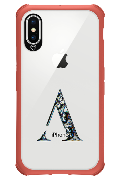 Azteca A Chrome Logo 2.0 - Apple iPhone X