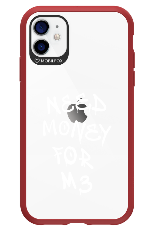 Need M3 Transparent White - Apple iPhone 11