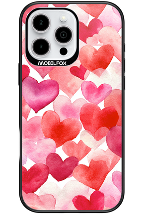 Water Painted Heart - Apple iPhone 16 Pro Max