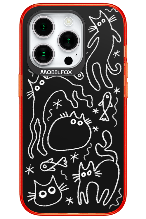 CHALK_CATS 2.0 - Apple iPhone 15 Pro