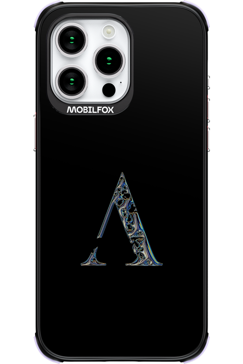 ⁠ ⁠Azteca A Chrome Logo - Apple iPhone 15 Pro Max