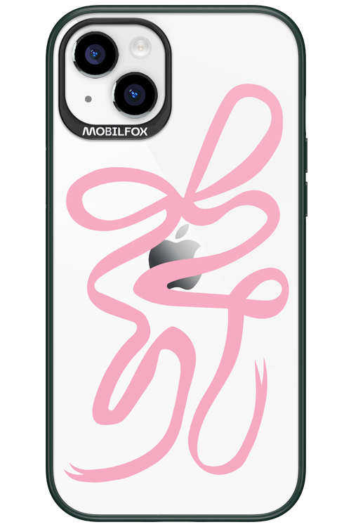 Pink Bow - Apple iPhone 15 Plus