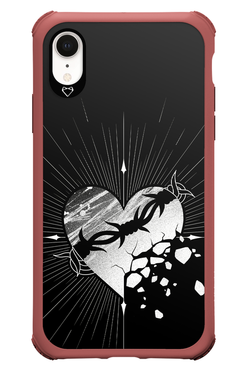 Fehér Szív - Apple iPhone XR