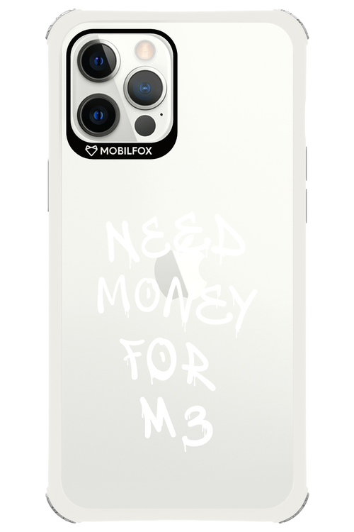 Need M3 Transparent White - Apple iPhone 12 Pro Max