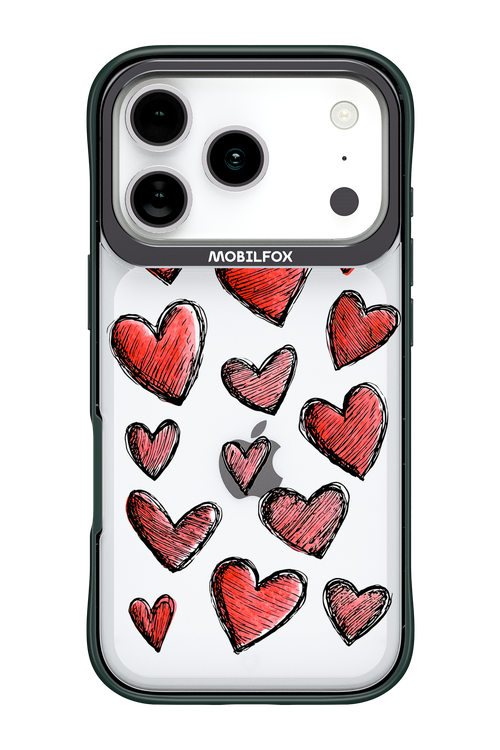 Red Love Transparent 2.0 - Apple iPhone 17 Pro