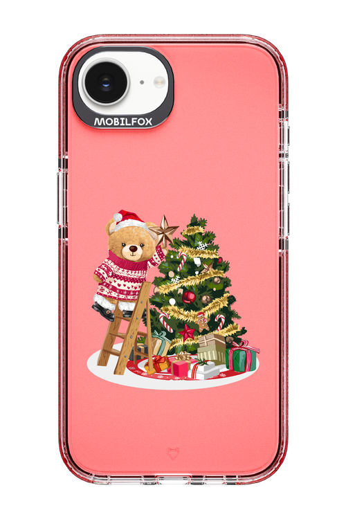 Christmas Bear (Transparent) - Apple iPhone 16e