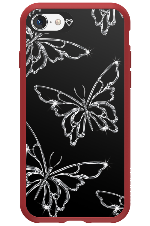 Silver Butterfly 2.0 - Apple iPhone SE 2020