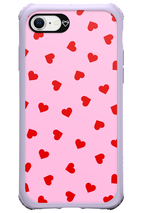 Sprinkle Heart Pink - Apple iPhone 8